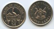 Uganda 50 Cents G1347 - Kranich East African crowned Crane -