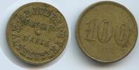 Deutsches Reich Baden 100 Pfennig Flaschenmarke Biermarke GX956 - Brauerei Warthausen AG RAR Bierzeichen Flaschenmarke -