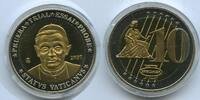 Vatikan Italien-Kirchenstaat 10 E Specimen Medaille 2007 GY138 - Bimetallmedaille Probe Papst Benedikt XVI. Unzirkuiert