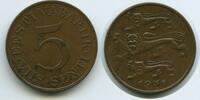 Estland 5 Senti (VIIS SENTI) G8418 - Estonia Eesti Vabariik Eesti -