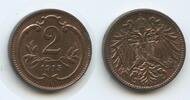 Österreich Kaiserreich 2 Heller G5529 - Franz Joseph I. 1848-1916 Austria -