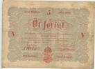 Ungarn Kaiserreich 5 Forint GB181 - Banknote Hungary -