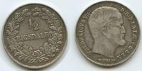 Dänemark ½ Rigsdaler Silber H0456 - Frederik VII. 1848-1863 Denmark -