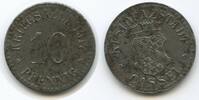 Deutsches Reich Hessen-Nassau 10 Pfennig Notgeld 1917 T163 - Residenzstadt Cassel Kriegsgeld VF, leicht oxidiert