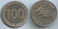 Äquatorial Afrikanische Staaten 100 Francs G13242 - Equatorial African States Antilopen -