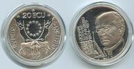 Finnland Republik 20 Ecu Silbermedaille GS218 - Johan Ludvig Runeberg Silber Finland -