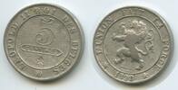 Belgien Königreich 5 Centimes G9058 - Des Belges RAR Leopold II. 1865-1909 Belgique Belgium -