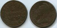 2 Decimes AN4 1795 A Paris Frankreich G12426 - First Republic (1792-1804) Sehr Rar France Schön - Sehr schön