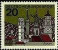 Bund Bund, Michel Nr. 426 postfrisch - Stuttgart, Stadtansicht (Baden-Württemberg) -