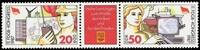 DDR  DDR, MiNr. 3086-3087 Dreierstreifen postfrisch - Kongress des Freie... 2,00 EUR  Excl. 19,99 EUR Verzending
