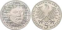 BRD Mark-Währung 5 DM 5 DM Martin Luther 1983 stempelglanz -