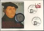 Numisbriefe DDR DDR Numisbrief 5 DM! | Martin Luther Wittenberg 1991 | Worbes 137 -