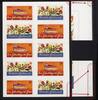 Bund Bund Folienblatt 58 postfrisch - Abart Verschnitt Schlitzperforation + Markierungen -