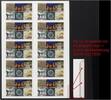 Bund Bund Folienblatt 54 postfrisch - Abart Verschnitt Schlitzperforation + Markierung -