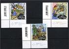 Bund Bund Nr. 3208-3210 Ecke Eckrand gestempelt Ersttag Weiden - Märchen Rotkäppchen -