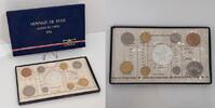 Frankreich 76,86 Francs FRANKREICH Monnaie de Paris KMS - Fleurs de Coins 1974 - 1 cent - 50 Francs -