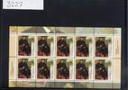Bund Bund, Michel Nr. 3227 Zehnerbogen postfrisch - Kaiser Karl V -