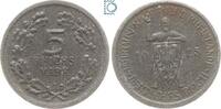 Weimarer Republik Spielgeld 5 Reichsmark Original Spielgeld 5 Reichsmark 1925 A, Jahrtausendfeier der Rheinlande, Eisen -