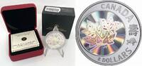 Nordamerika und Mittelamerika 8 Dollar Kanada 8 Dollars 2007 | Maple of Long Life | Hologrammmünze Silber PP Etui + CoA -