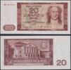 Papiergeld Deutschland 20 Mark 1964 DDR 20 Mark 1964 P24 - Johann Wolfga... 42,99 EUR  Excl. 10,00 EUR Verzending