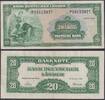Papiergeld Deutschland Bank Deutscher Länder 1949 20 Mark P17a - P/T - BDL SERIE 1949 Deutsche Mark 20  Mark 1949 II-III