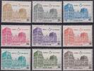 Belgien Belgien 1971 Postpaketmarken Nr. 67-75 postfrisch - Bahnhöfe  1971 postfrisch