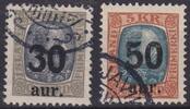 Island 1925 Island 1925 - MiNr. 112-113 gestempelt | Freimarke mit lokal... 19,99 EUR  Excl. 10,00 EUR Verzending
