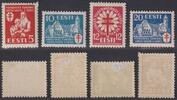 Estland 1933 Estland 1933 Michel Nr. 102-105 ungebraucht - Tuberkulosebe... 9,99 EUR  Excl. 10,00 EUR Verzending