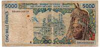 Afrique de l'Ouest - Sénégal 5000 Francs -
