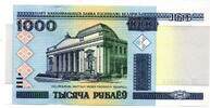 Belarus 1000 Rublei 2000 AU 2,50 EUR  plus 4,90 EUR verzending