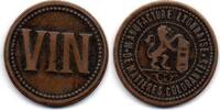 France - Frankreich Jeton - Vin - Lyon - Manufactures Lyonnaises de Matières Colorantes - -