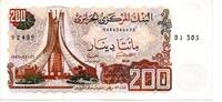 Algérie - Algéria - Algerien 200 Dinars 23/03/1983 vz+ 12,00 EUR  plus 4,90 EUR verzending