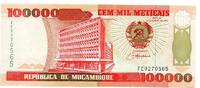 Mozambique 100000 Meticais -