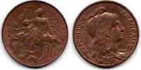 France 10 Centimes 1913 Dupuis Brillant de Frappe EF 40,00 EUR  Excl. 14,85 EUR Verzending