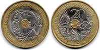 France - Frankreich 20 Francs Coubertin -