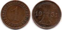 Allemagne - Deutschland - Germany 1 Reichspfennig -