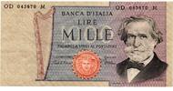 Italie - Italien - Italy 1000 Lires -