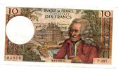 France - Frankreich 10 Francs Voltaire -