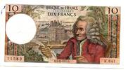 France - Frankreich 10 Francs Voltaire -