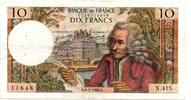 France - Frankreich 10 Francs Voltaire -