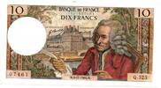France - Frankreich 10 Francs Voltaire -