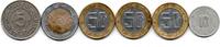 Algérie - Algéria - Algerien Lot de 6 Monnaies -