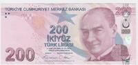 Turquie - Turkey 200 Lira -