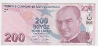 Turquie - Turkey 200 Lira -