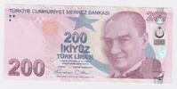 Turquie - Turkey 200 Lira -