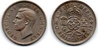Grande Bretagne 2 Shillings Georges VI -