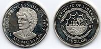 Liberia 5 Dollars In Memoriam Princess Diana -