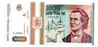 Roumanie 1000 Lei 5/1993 AU 4,50 EUR  plus 4,90 EUR verzending