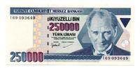 Turquie - Turkey 250000 Lira -
