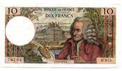 France - Frankreich 10 Francs Voltaire -